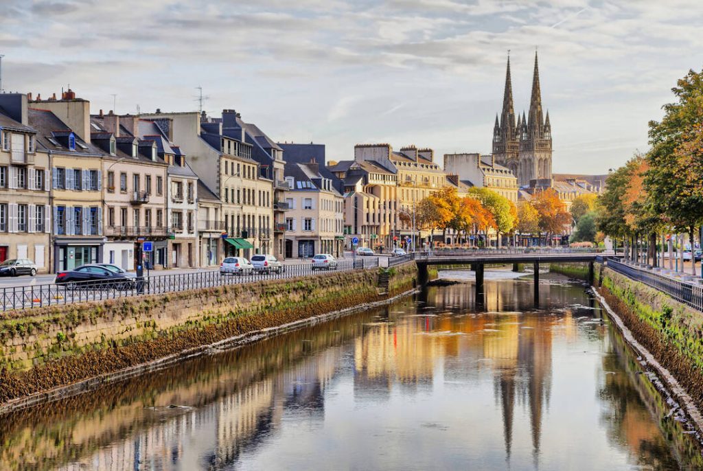 frankreich bretagne quimper vom fluss odet aus Frankreich_Bretagne_Quimper vom Fluss Odet aus