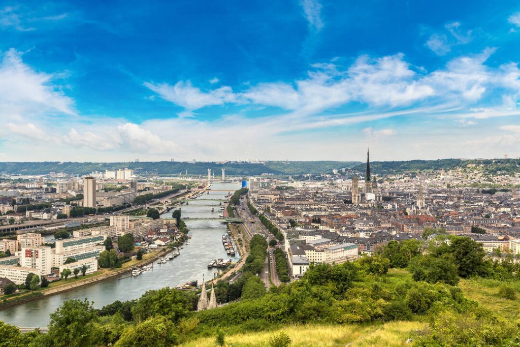 frankreich normandie luftaufnahme von rouen Frankreich_Normandie_Luftaufnahme von Rouen