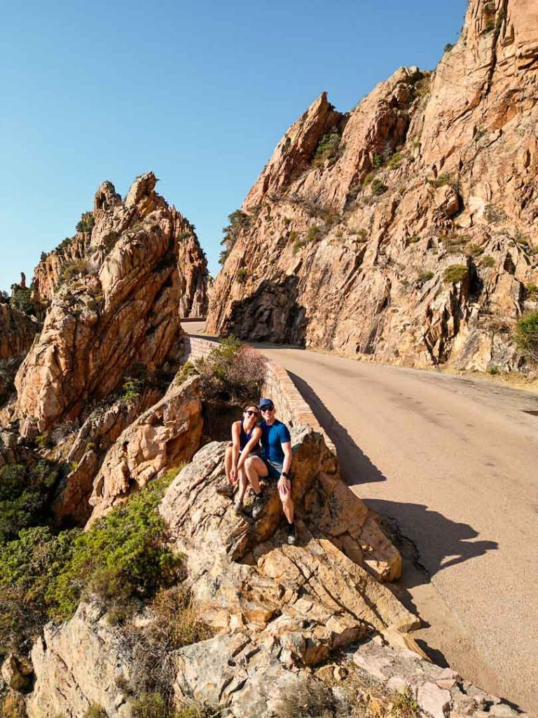 beruehmter fotostopp bei calanques de piana porto korsika 2 Berühmter Fotostopp bei Calanques de Piana, Porto Ota Korsika 2
