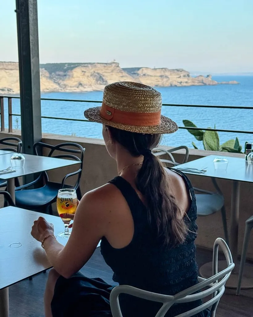 bonifacio korsika 35 von 282 Les terrasses d’Aragon mit Blick auf weiße Klippen, Bonifacio Korsika