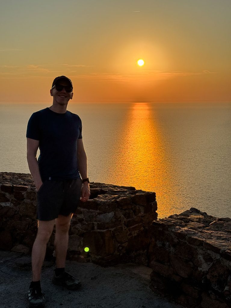 sonnenuntergang auf dem genueserturm wanderung capo rosso korsika porto ota Sonnenuntergang auf dem Genueserturm, Wanderung Capo Rosso Korsika, , Porto Ota
