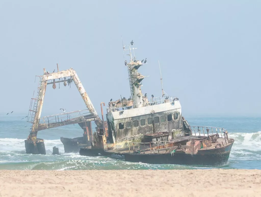 skeletton coast in namibia