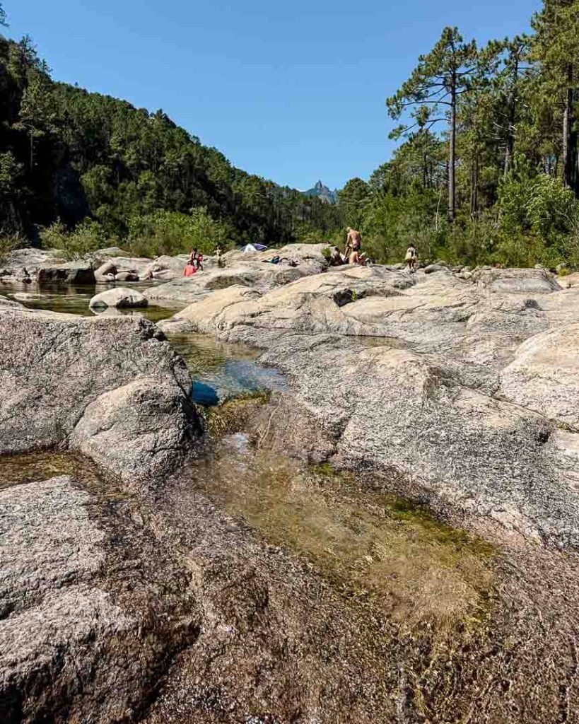 solenzara tal naturpools Naturpools im Solenzara-Tal, Korsika, Bavella Gebirge