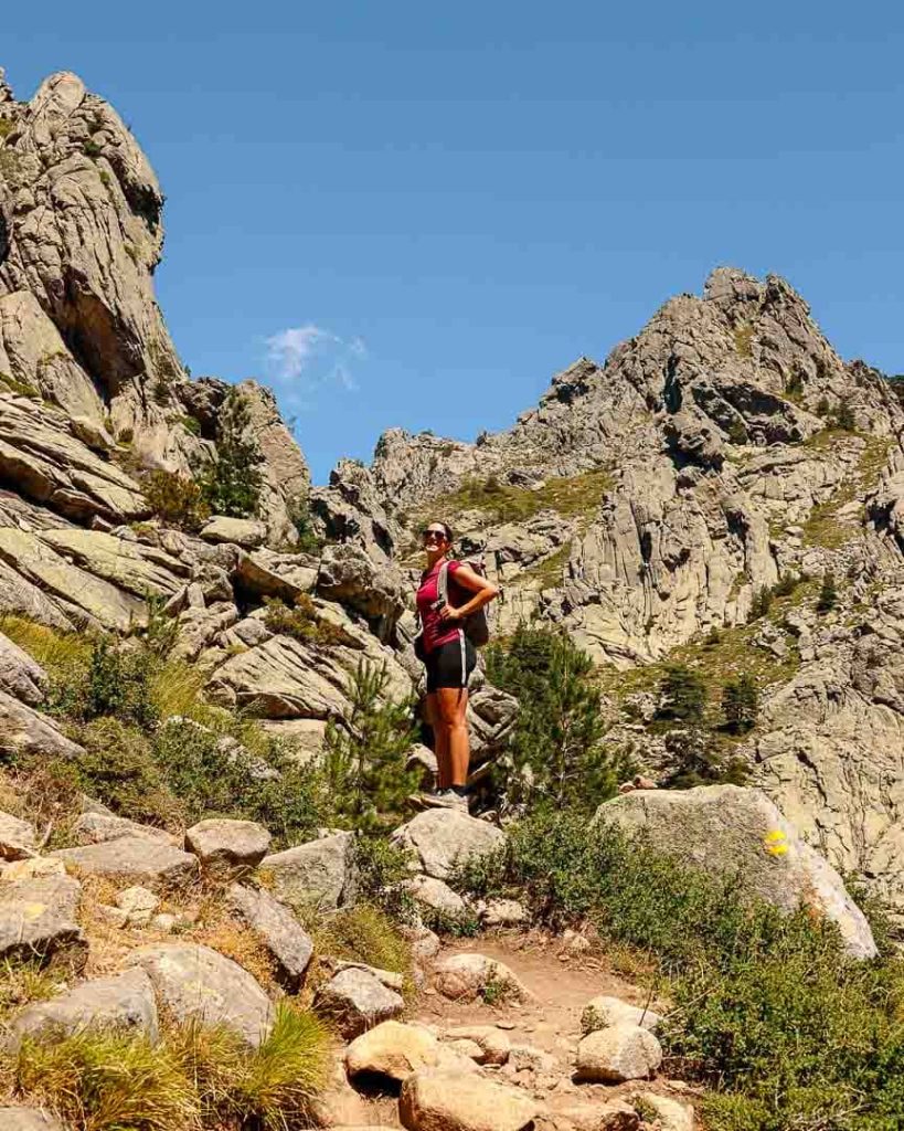 wanderung bavella tuerme alpine Wanderung rund um die Bavella Türme, Korsika
