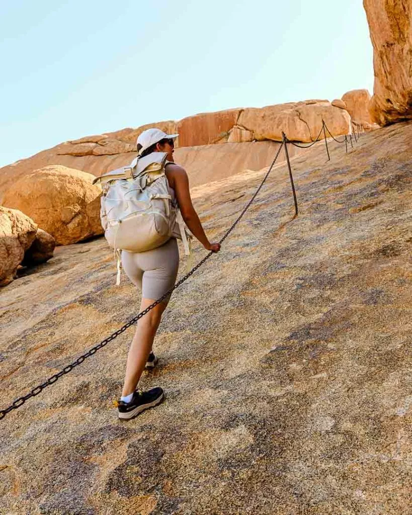 wanderung bushmans paradise bei spitzkoppe namibia